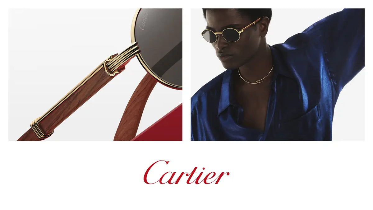 Authentic Cartier sunglasses. No scratches or knicks. Cartier CT0579S 005 Sunglasses Gold/Black/Grey Rectangle  main image 4