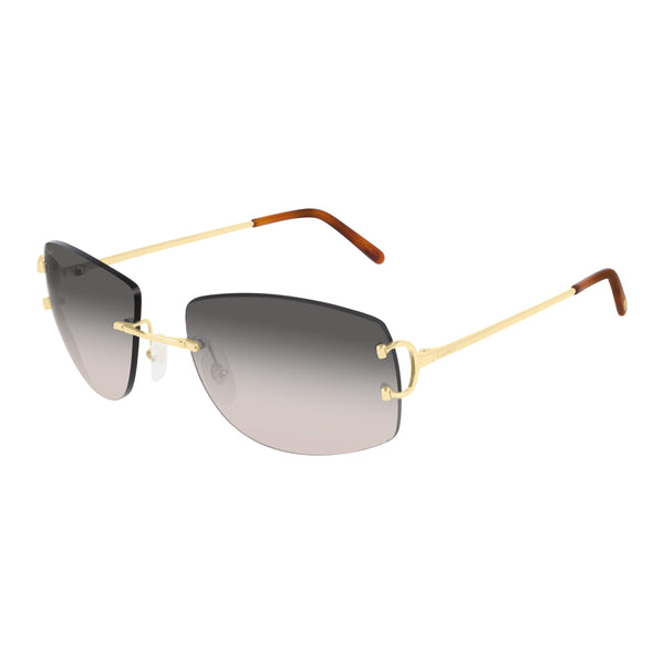 Cartier Shield Tinted Sunglasses - Neutrals Sunglasses, Accessories -  CRT99546 | The RealReal